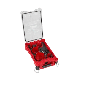 9 PC BIG HAWG™ with Carbide Teeth Hole Saw Kit w/ PACKOUT™ Compact Organizer