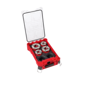 Milwaukee® Compact 1/2"-1-1/4" ALLOY NPT Portable Pipe Threading Forged Aluminum Die Head Kit