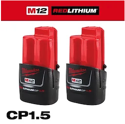 M12™ REDLITHIUM™ Compact Battery 1.5 Two Pack